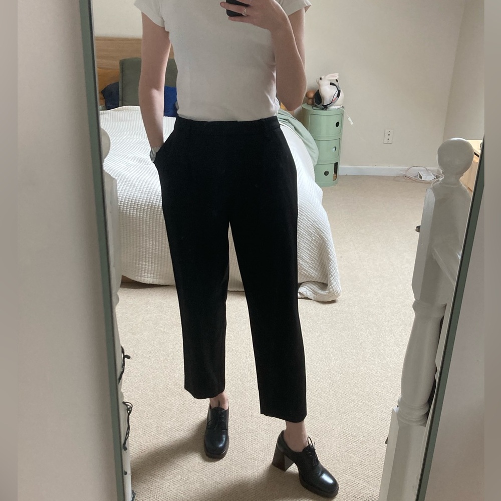 KOTN Black Tuxedo Dress Pants